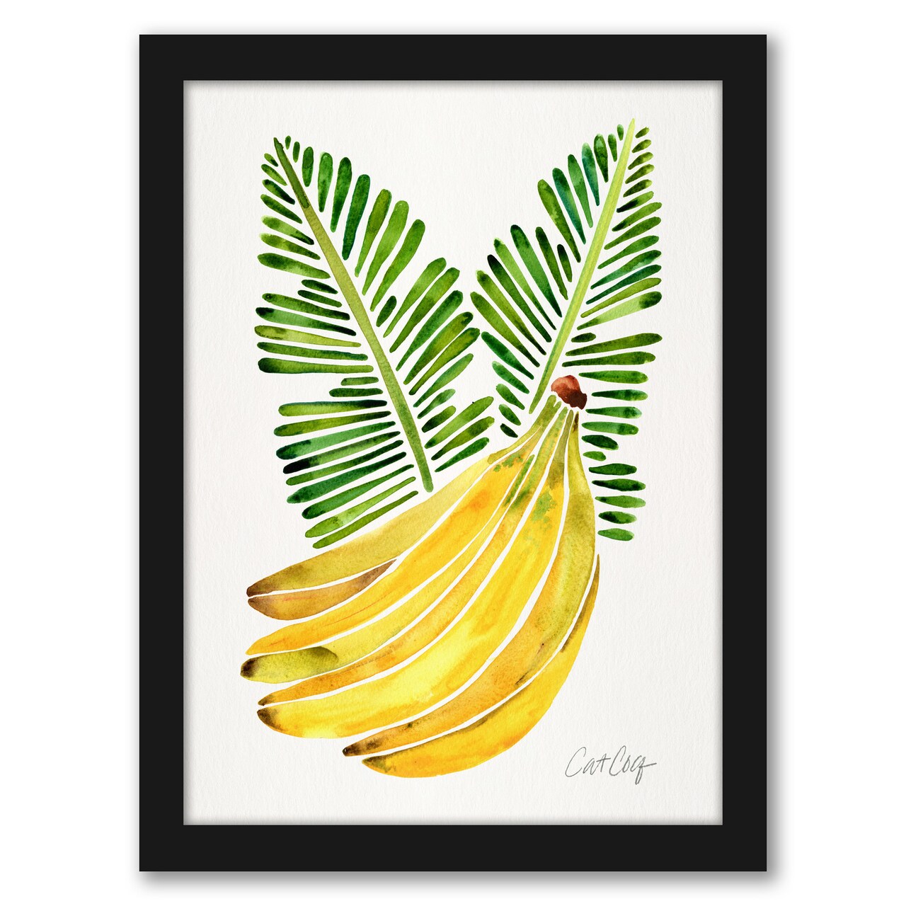 Banana Bunch by Cat Coquillette Frame  - Americanflat